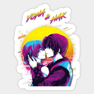 Hak and Yona Sticker